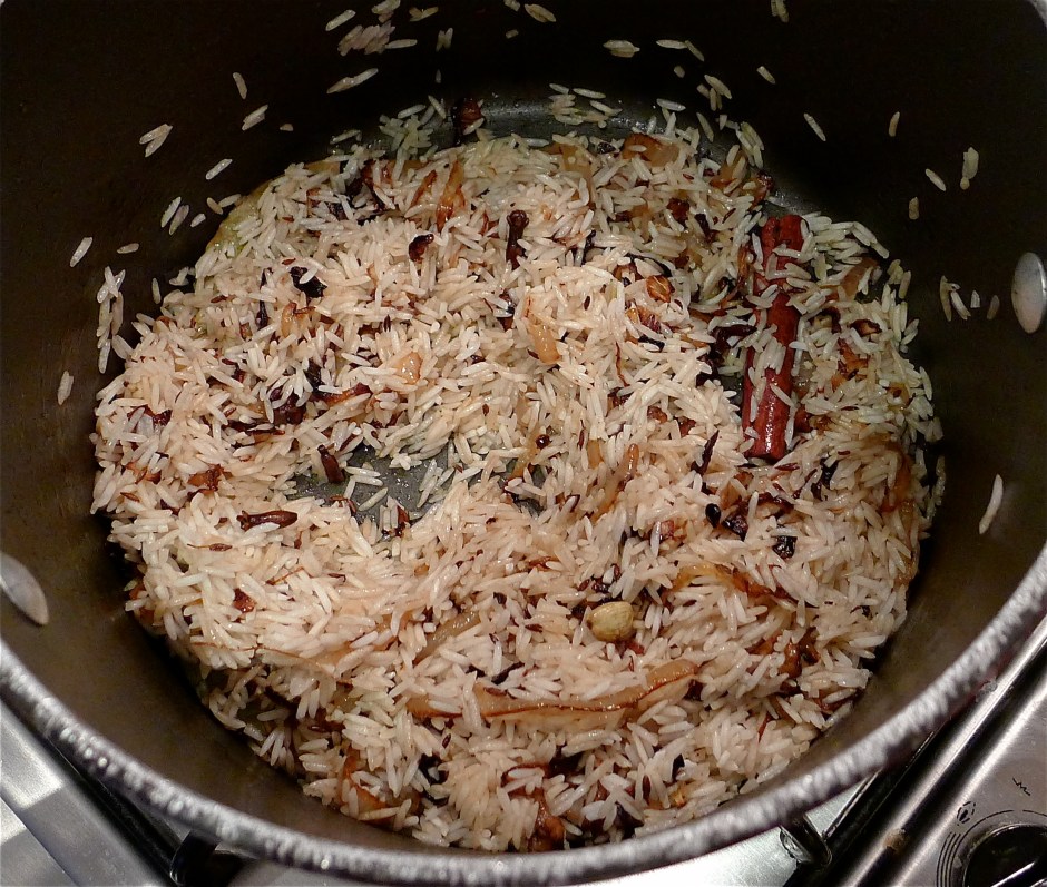 Browning your rice